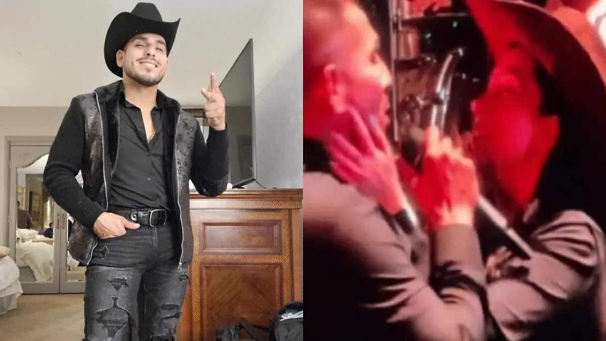 Fan intenta besar a la fuerza a Espinoza Paz en pleno concierto